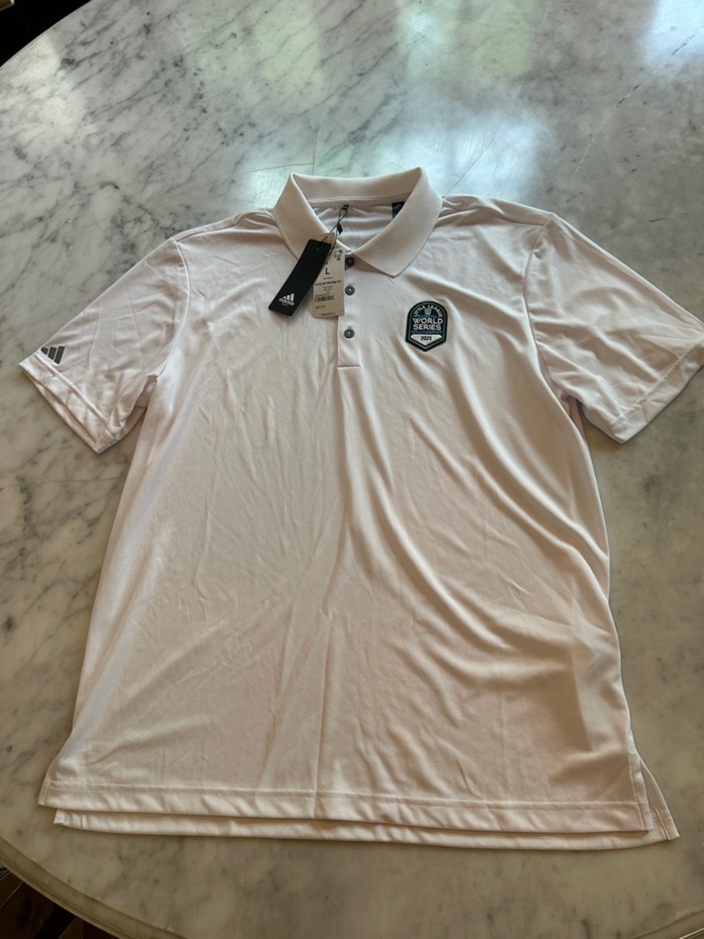 Little League World Series Polo. Size: L. NWT